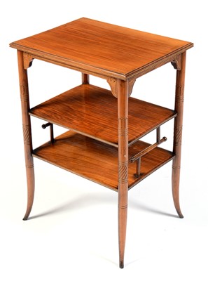 Lot 615 - Late 19th Century cherry wood secessionist occasional table