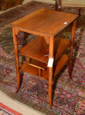 Lot 615 - Late 19th Century cherry wood secessionist occasional table