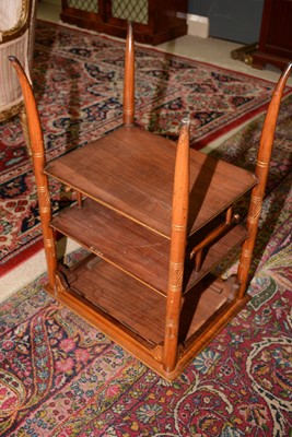 Lot 615 - Late 19th Century cherry wood secessionist occasional table