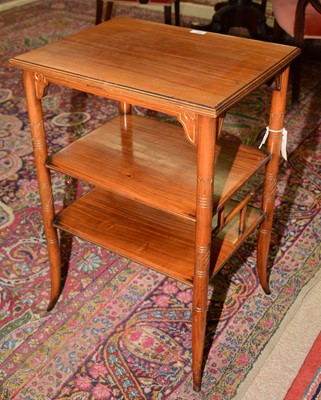 Lot 615 - Late 19th Century cherry wood secessionist occasional table