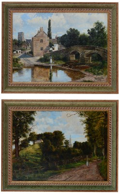 Lot 753 - R* Jameson - pair of oils