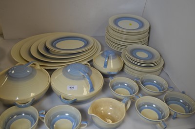 Lot 430 - A Crownworks Burslem Susie Cooper production dinner service