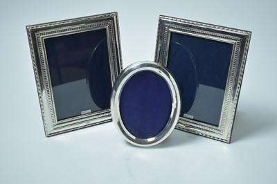Lot 172 - Silver photograph frames.