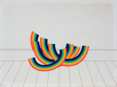Lot 147 - Patrick Hughes (b.1939)  - silkscreen