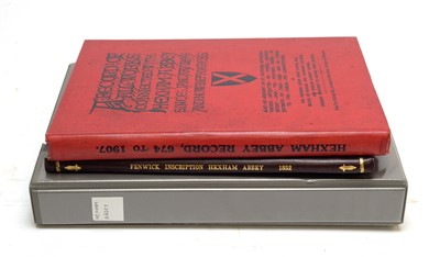 Lot 743 - Books of Hexham interest
