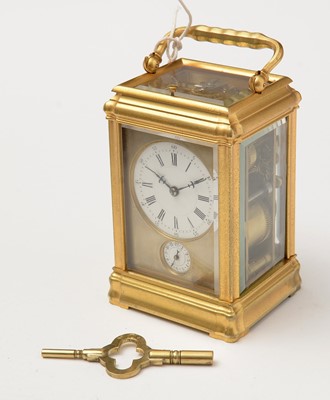 Lot 490 - A late 19th Century Petite-Sonnerie carriage clock, by Le Roy & Fils