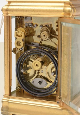 Lot 490 - A late 19th Century Petite-Sonnerie carriage clock, by Le Roy & Fils