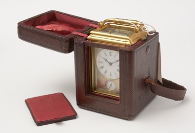 Lot 490 - A late 19th Century Petite-Sonnerie carriage clock, by Le Roy & Fils