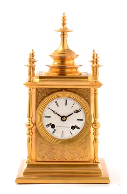 Lot 483 - A 19th Century mantel clock, by Henri Marc, Paris