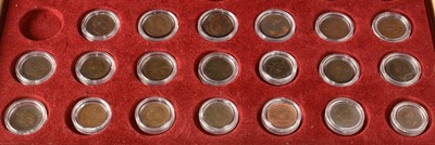 Lot 114 - A selection of farthings