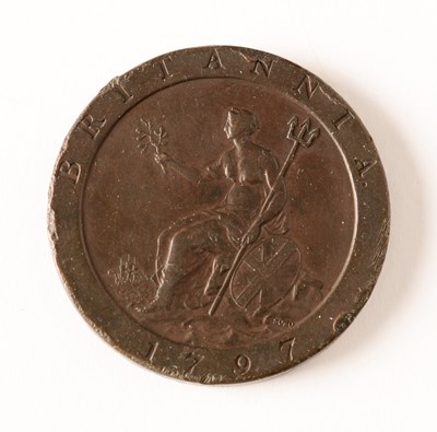 Lot 118 - George III penny 1797