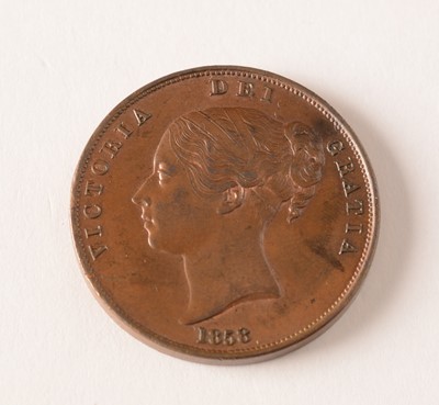 Lot 125 - Queen Victoria, 1858 Penny.