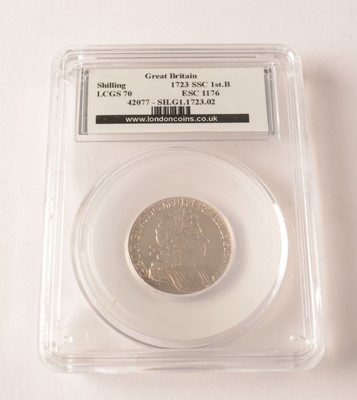 Lot 167 - George I shilling 1723