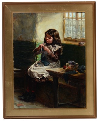 Lot 772 - Ralph Hedley - oil.