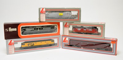 Lot 625 - Five LIMA model trains, European Outlines.