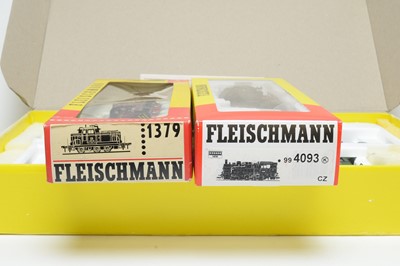 Lot 631 - Three Fleischmann HO-gauge trains.