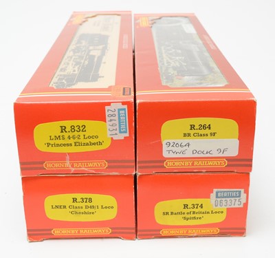 Lot 635 - Four Hornby 00-gauge boxed trains.
