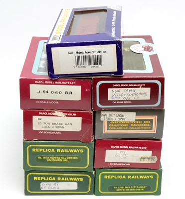 Lot 645 - Boxed Dapol and Replica Railways locomotives and rolling stock.