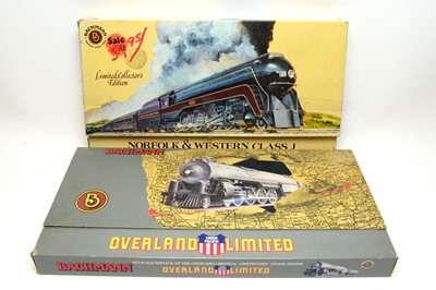 Lot 674 - Two boxed Bachmann HO-gauge trains.