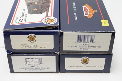 Lot 681 - Four Bachmann 00-gauge Branchline boxed locomotives.