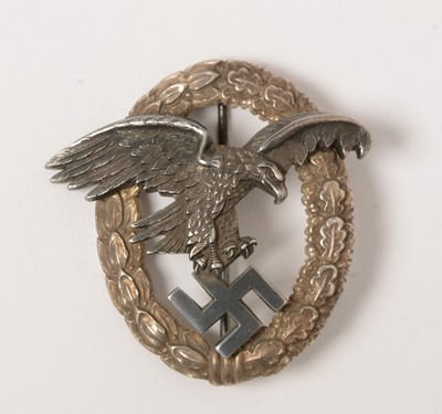 Lot 1135 - WWII Luftwaffe Observers Badge