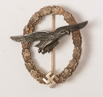 Lot 1144 - WWII Luftwaffe Glider Pilots badge