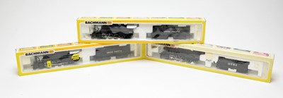 Lot 693 - Three Bachmann HO-gauge boxed trains.