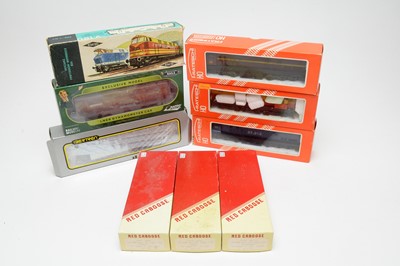Lot 703 - Nine HO-gauge boxed scale model trains.