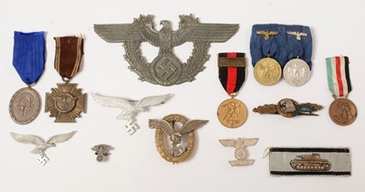 Lot 1157 - Collection of WWII German, medals, badges and awards