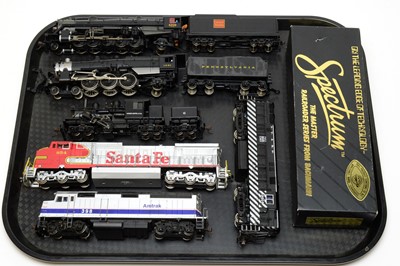 Lot 719 - Seven Bachmann HO-gauge Spectrum Series locomotives.