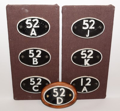Lot 1219 - Various carriage plates
