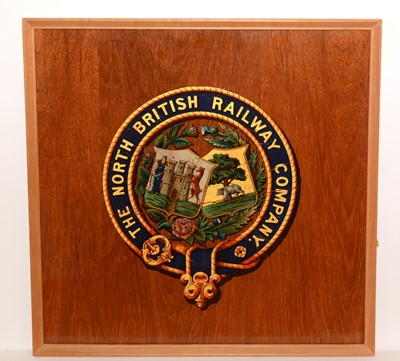 Lot 1210 - The North British Railway Company door panel