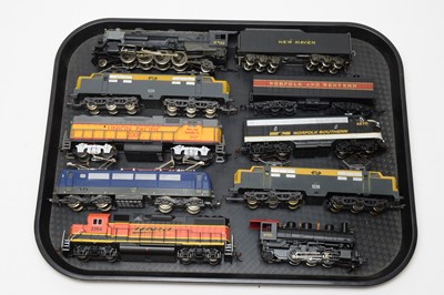 Lot 742 - Eight unboxed locomotives and tenders