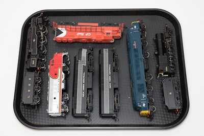 Lot 746 - Six unboxed locomotives
