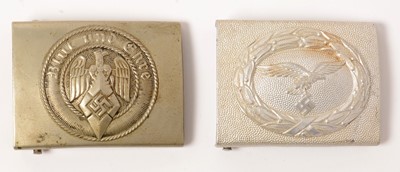Lot 1172 - Two WWII German belt buckles