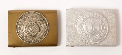 Lot 1173 - Two WWII German belt buckles