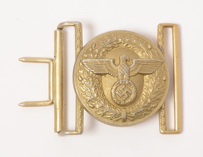 Lot 1175 - WWII German N.S.D.A.P Political Leaders belt buck with slide