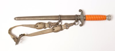 Lot 1184 - WWII German Heer Officers dagger and scabbard