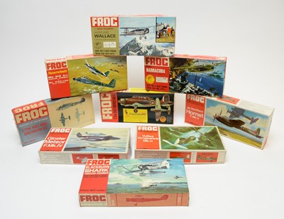 Lot 807 - Nine boxed Frog model construction kits.