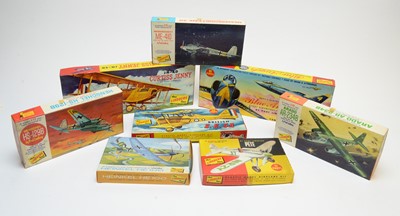Lot 812 - Eight boxed Lindberg Line model construction kits.