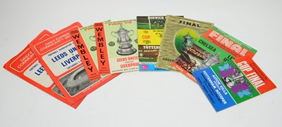 Lot 1255 - FA Cup final programmes