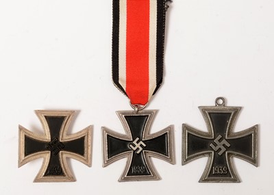 Lot 1027 - Group of three 1939 Iron Crosses