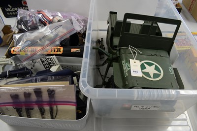 Lot 894 - A collection of Action Man accessories and combat vehicles.