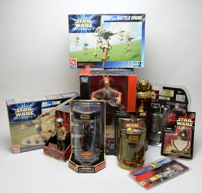 Lot 919 - Star Wars Episode 1 official merchandise.
