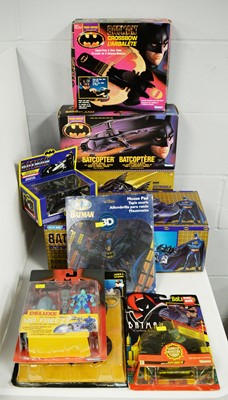Lot 931 - 1990's boxed Batman action figures, vehicles, weapons and collectors' items.