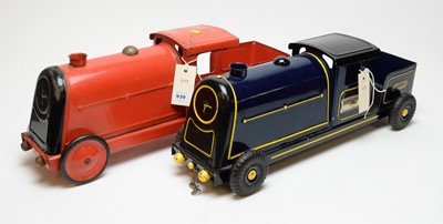 Lot 939 - Two Tri-ang Express railway engines.