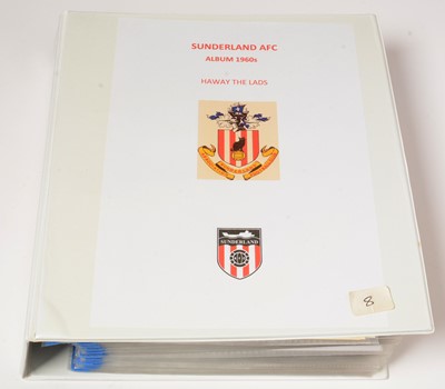 Lot 1245 - A comprehensive collection of 1960s autographs from the Sunderland AFC team players
