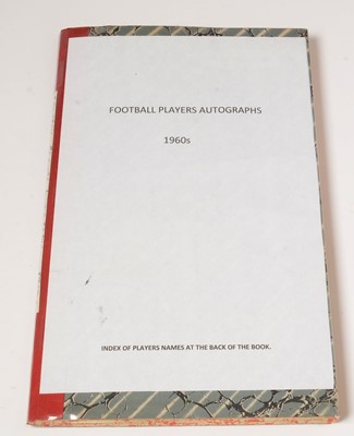 Lot 1247 - A large selection of 1960s football players autographs