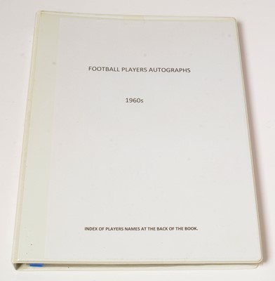 Lot 1248 - Football players autographs from the 1960s