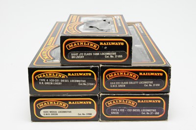 Lot 652 - Five boxed Mainline locomotives.
